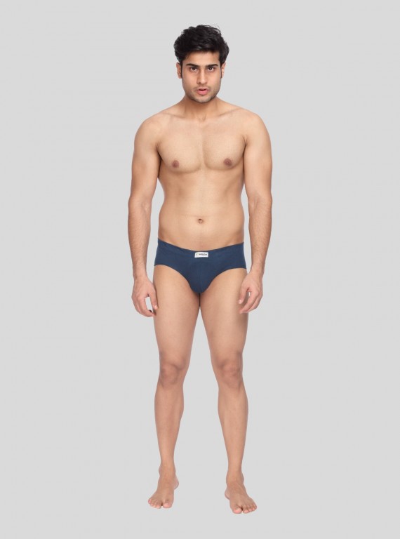 Men's Navy Classic Fit Briefs – Pack of 2