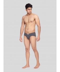 Charcol Melange jersey Brief