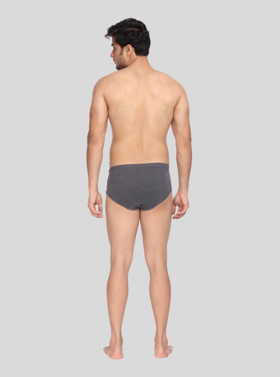 Charcol Melange jersey Brief