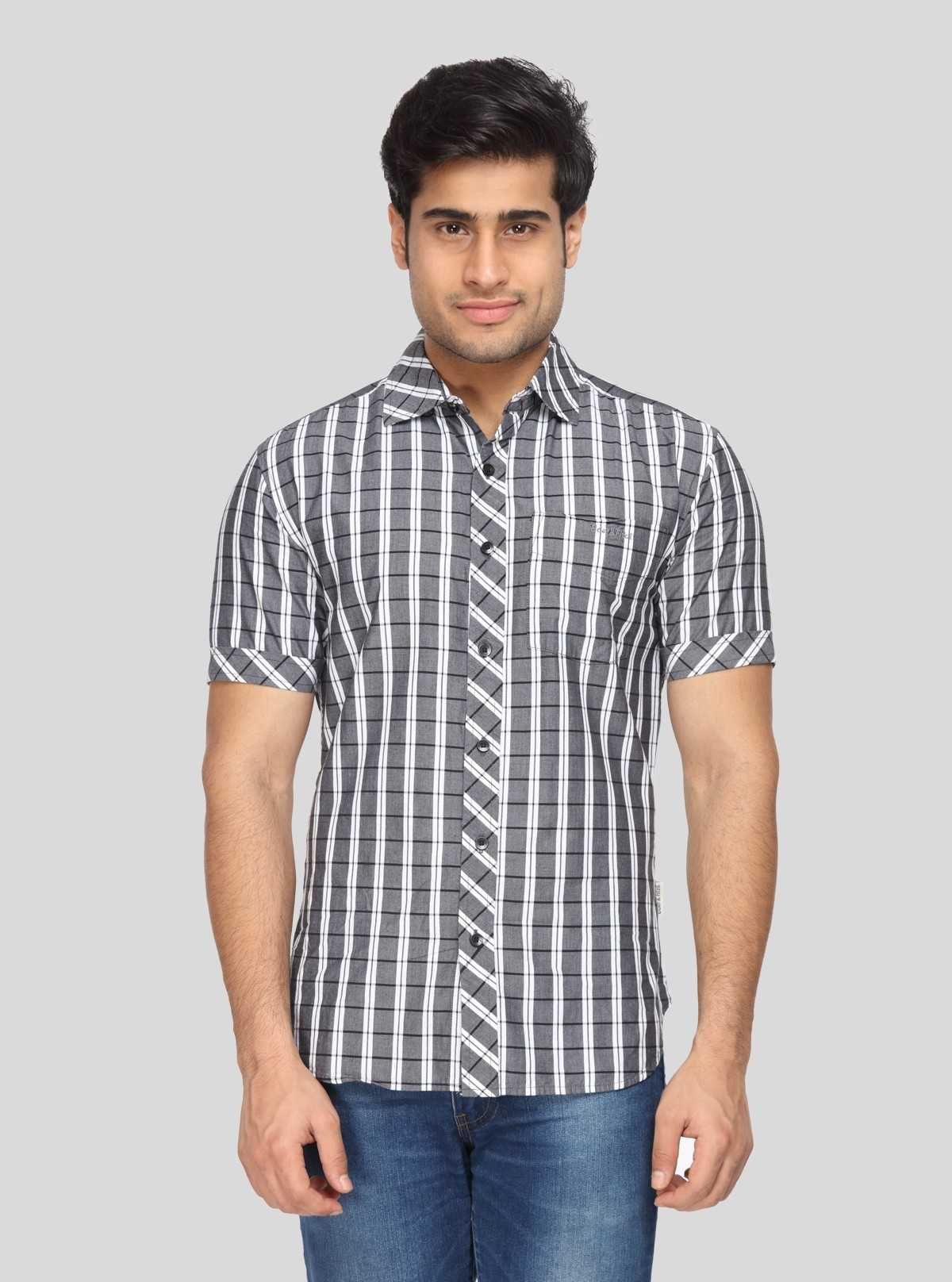 Men's Grey Classic Striped Shirt – Timeless, Refined & Versatile Everyday Wear