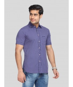 Purple Checkered Shirt