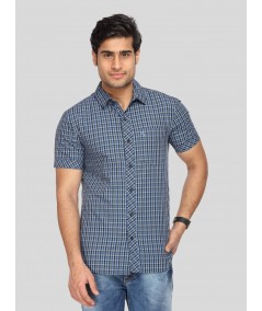Men's Blue Casual Shirt – Fresh, Comfortable & Everyday Essential Style