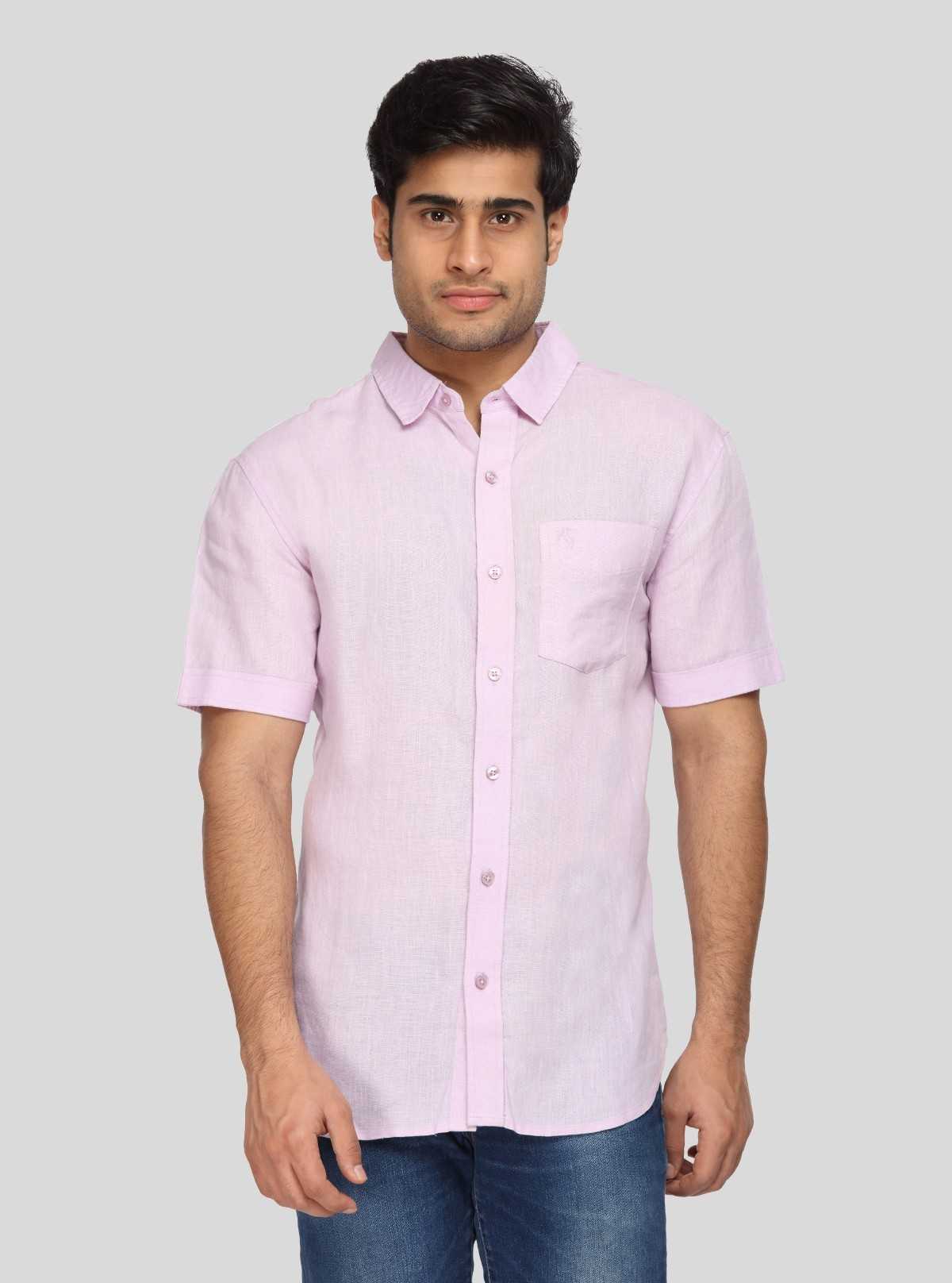 Men's Purple Linen Shirt – Lightweight, Elegant & Summer-Ready Style