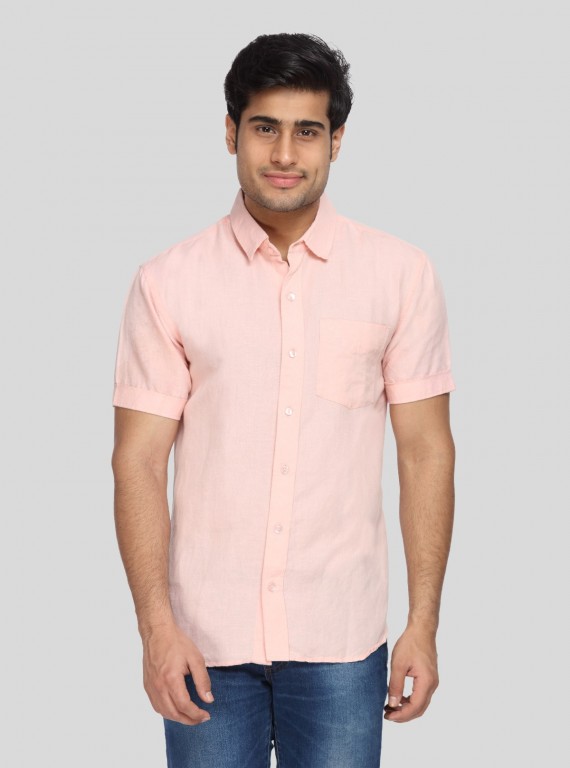 Men's Saffron Linen Shirt – Bold, Breezy & Refined Summer Essential