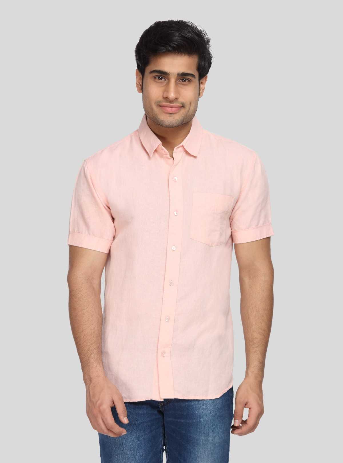 Men's Saffron Linen Shirt – Bold, Breezy & Refined Summer Essential