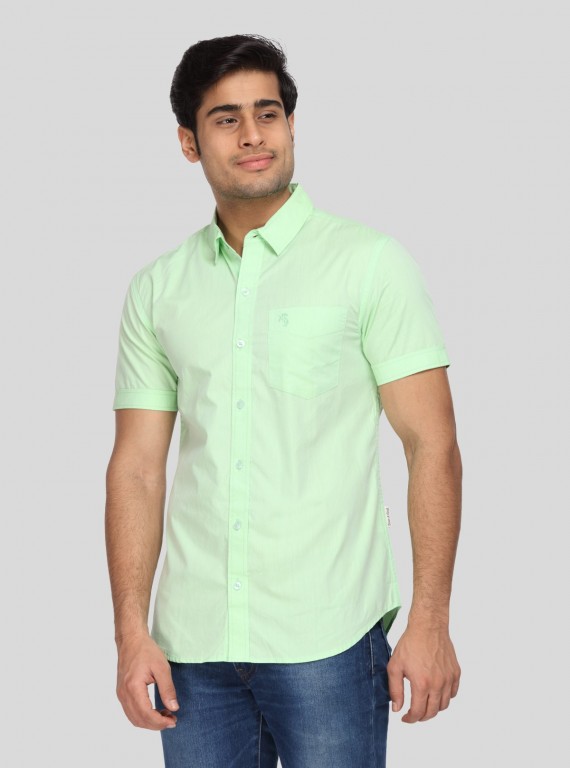 Soft Green Cotton Shirt
