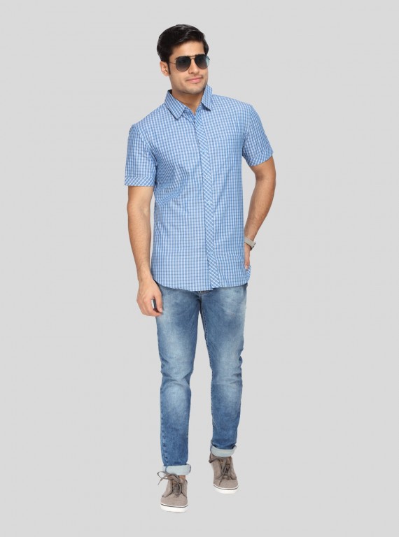 Sky Blue Designer Shirt
