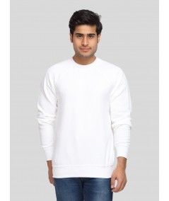 White Fleece Sweat Shirt