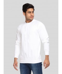 White Fleece Sweat Shirt