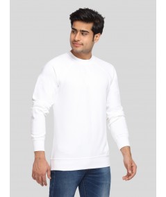 White Fleece Sweat Shirt