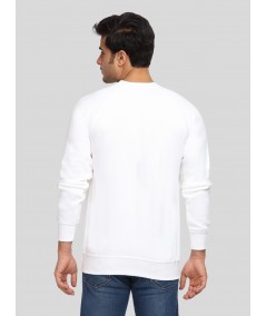 White Fleece Sweat Shirt