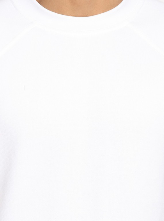 White Fleece Sweat Shirt