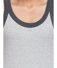 Grey Melange Gym Vest