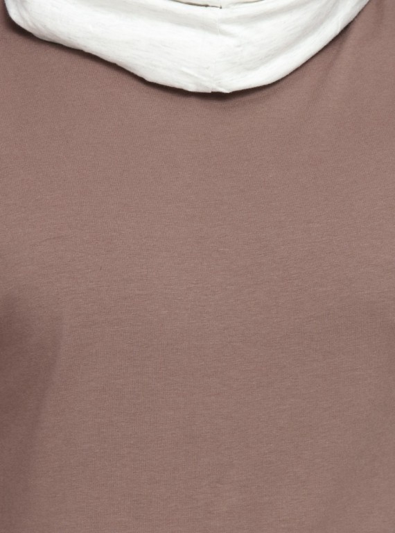 Brown Roll Neck TShirt