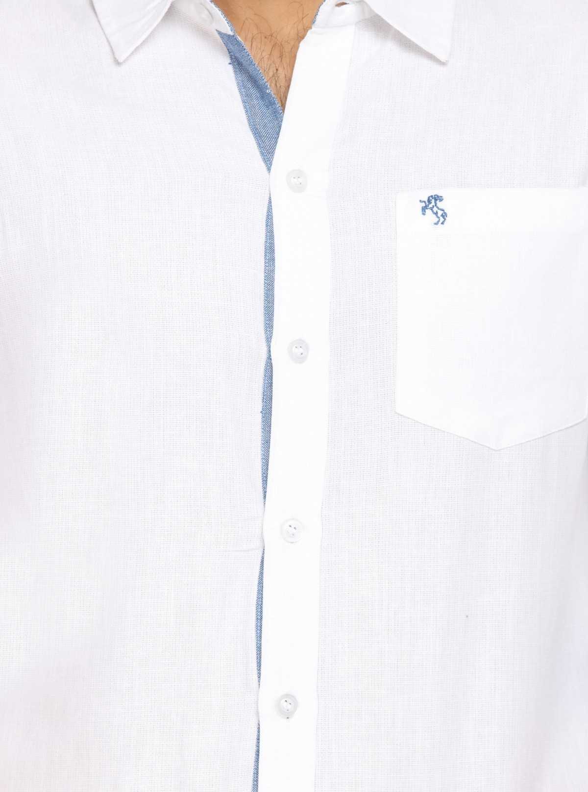 dry clean linen shirt