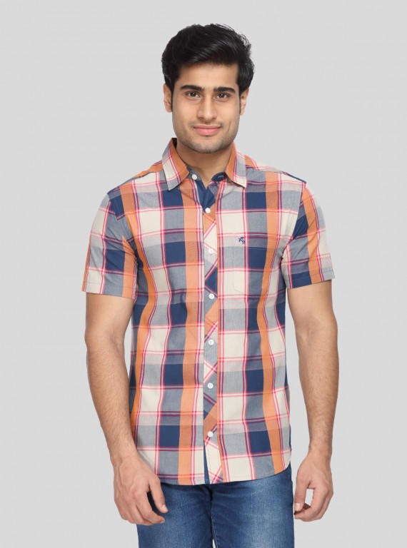 Men’s Elegant Broad Checked Slim Fit Shirt – Smart Casual Style by Boer & Fitch