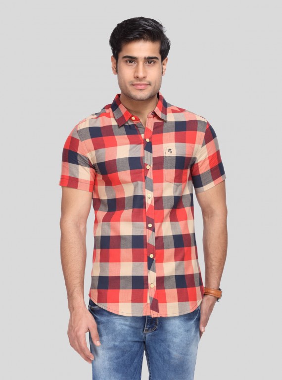 Men’s Classic Broad Checked Slim Fit Shirt – Smart Casual Staple by Boer & Fitch