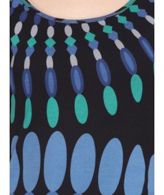Limited Edition Printed Blue Top