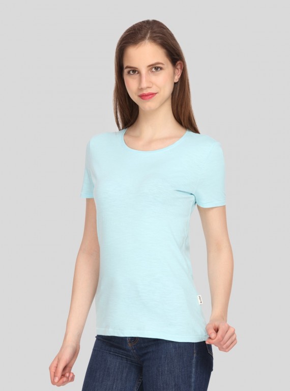 Slub Jersey short Sleeve - Blue
