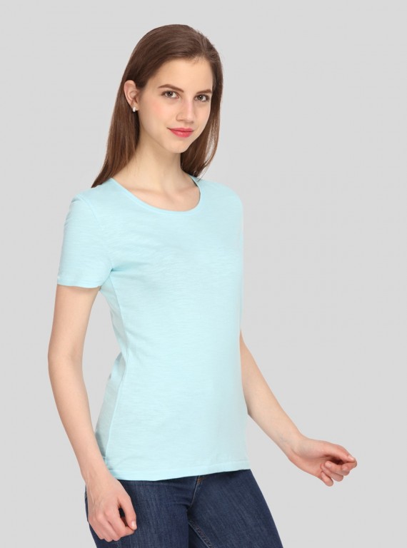 Slub Jersey short Sleeve - Blue