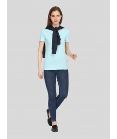 Slub Jersey short Sleeve - Blue