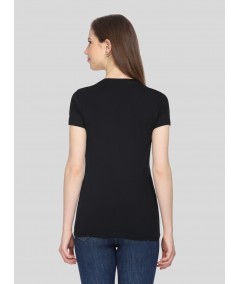 Black V NeckTShirt