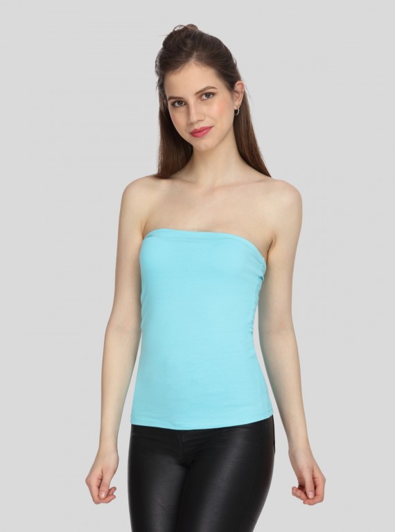 Womens Tube Top - Turquiose