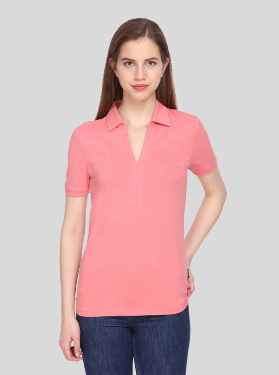 Polo Collar TShirt - Pink