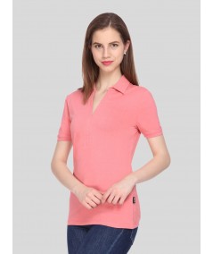 Polo Collar TShirt - Pink