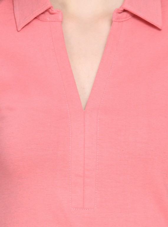 Polo Collar TShirt - Pink