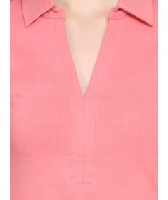 Polo Collar TShirt - Pink