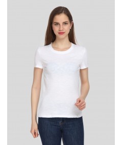 Slub Jersey White Top