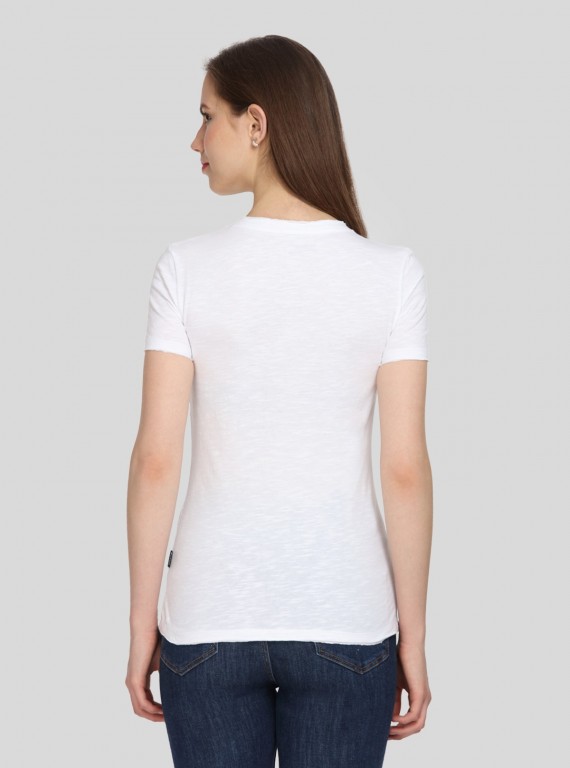 Slub Jersey White Top
