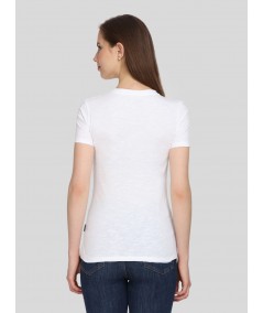 Slub Jersey White Top