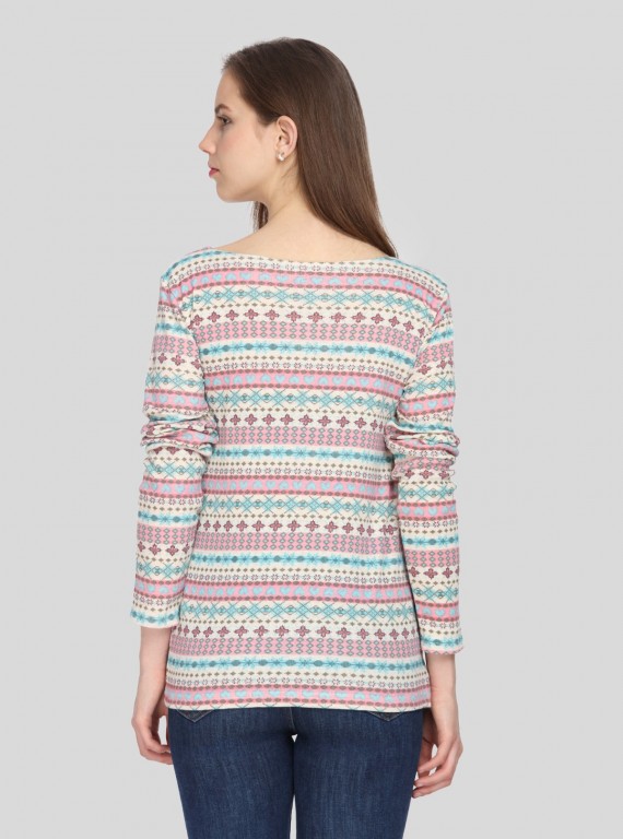Graphic Print Womens Top