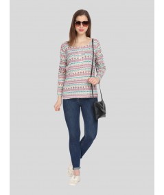 Graphic Print Womens Top