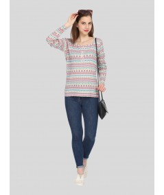 Graphic Print Womens Top