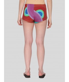 Multi Green Womens Shorts