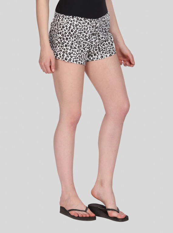 Blue Graphic Womens Shorts