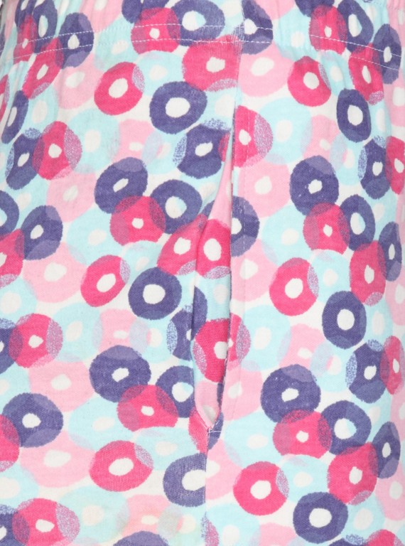 Pink Graphic Print Shorts