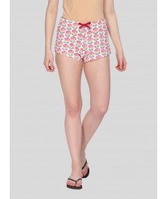 Women’s Sunflower Printed Cotton Jersey Shorts – Bright, Breezy & Comfy
