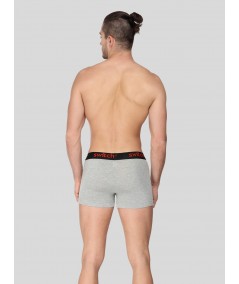 Grey Melange Banded Brief