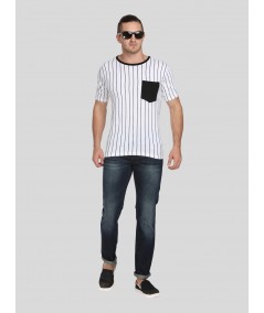 Vertical Lined Mens TShirt