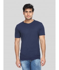 Men's Navy Basic Round Neck T-Shirt – Everyday Classic with a Modern Edge
