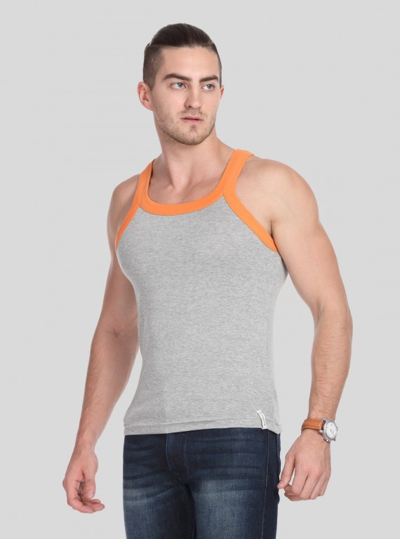Orange Contrast Gym Vest