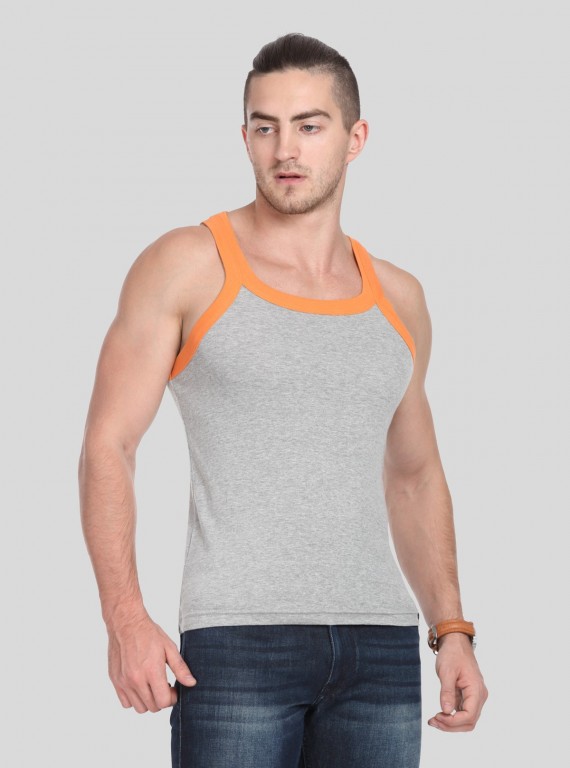 Orange Contrast Gym Vest
