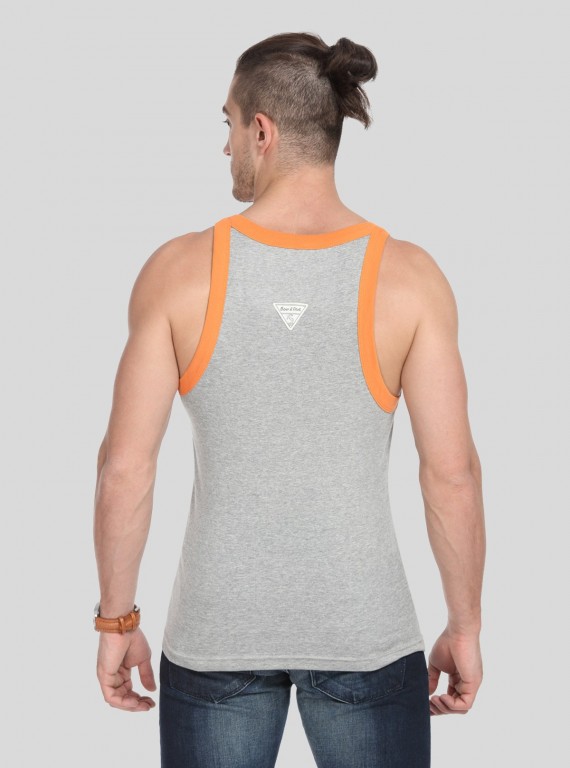 Orange Contrast Gym Vest