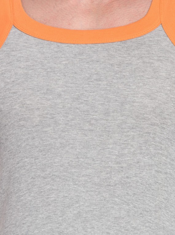 Orange Contrast Gym Vest