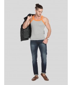Orange Contrast Gym Vest