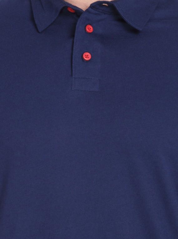 Red Sleeve Contrast Polo